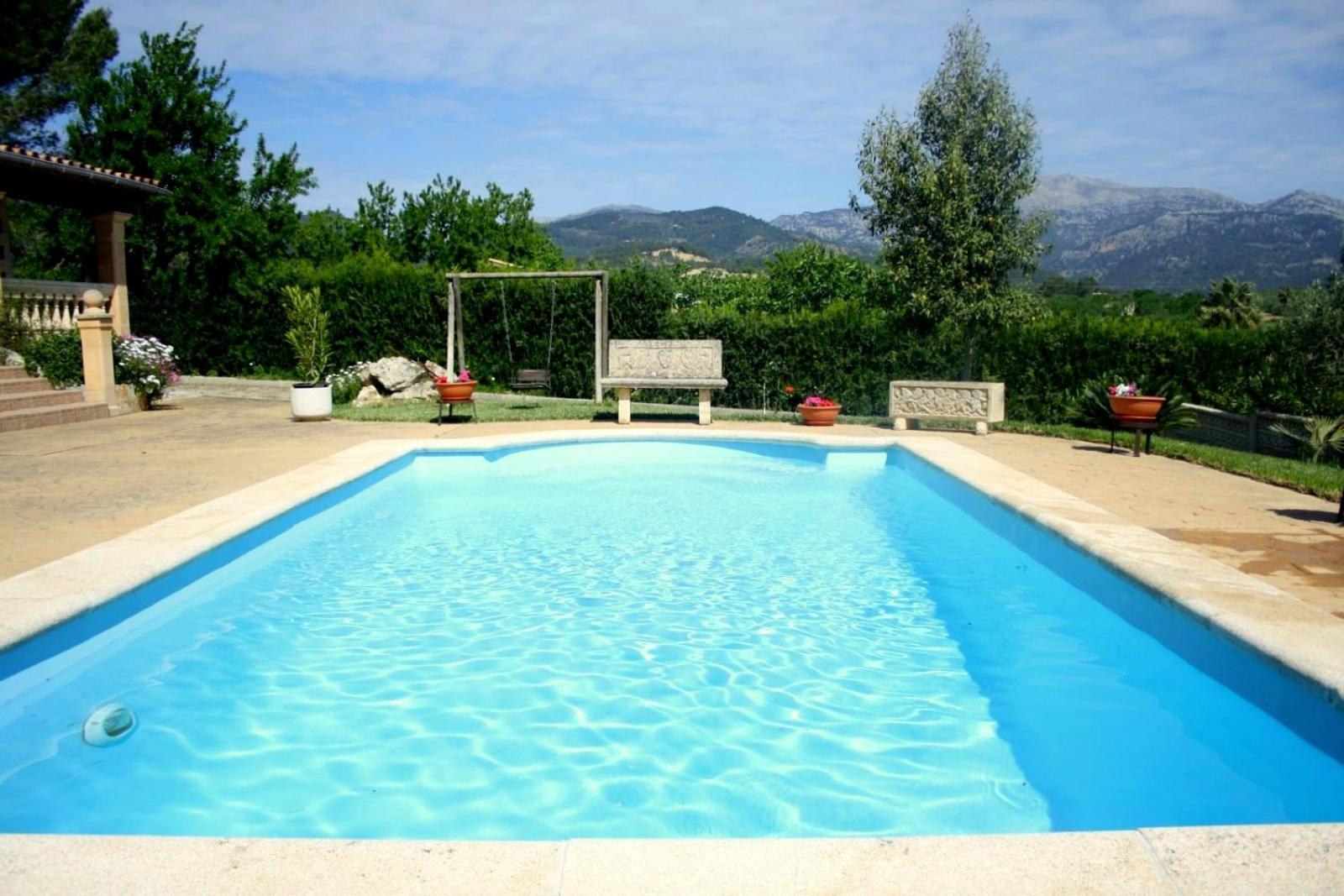 Finca Con Piscina Es Blanquer Hostal Exterior foto